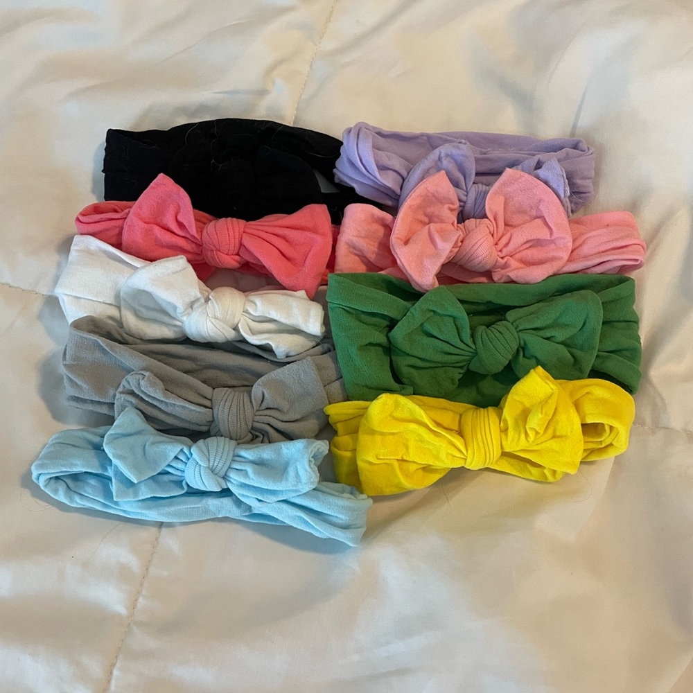 Colorful infant Headband Set